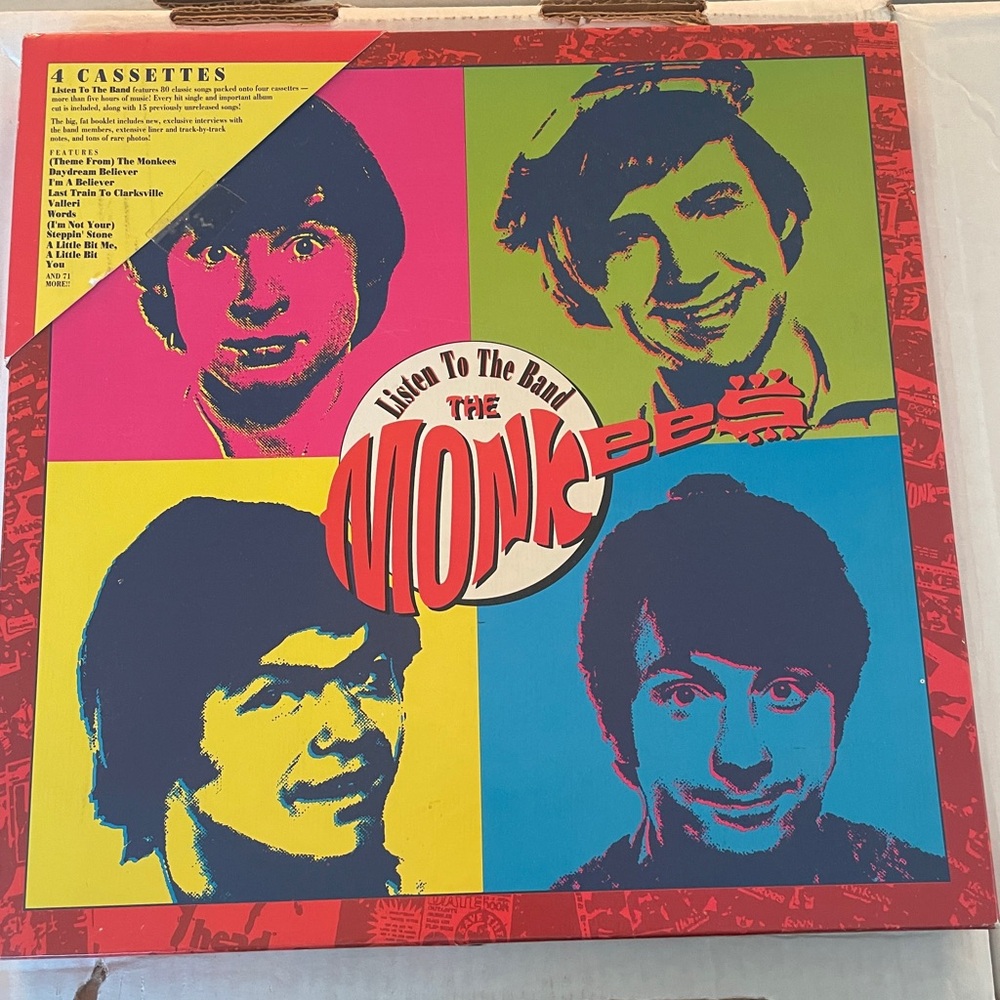 Used Cassette Boxset Monkees - Listen To The Band